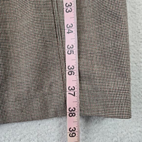 Bebe Corset Midi Dress Womens 0 Bustier Tweed Career Wool Leather Cottage Y2K - Picture 10 of 12